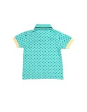 Children\'s mint-yellow polo shirt NDZ7316 - Online store - Boutique